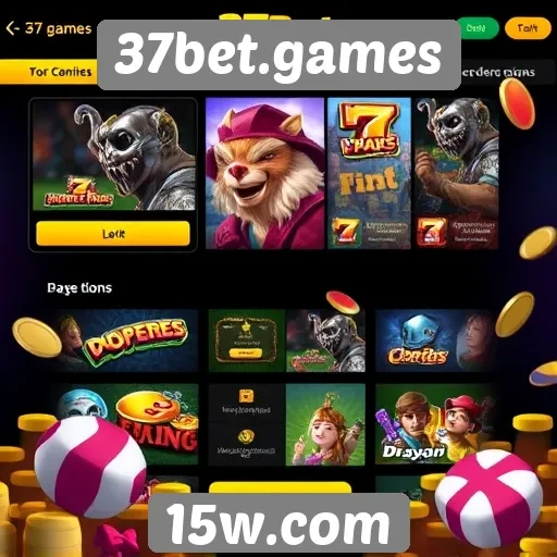 Interface do usuário em 37bet.games melhora experiência de jogador